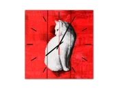 Часы Белая кошка 884086