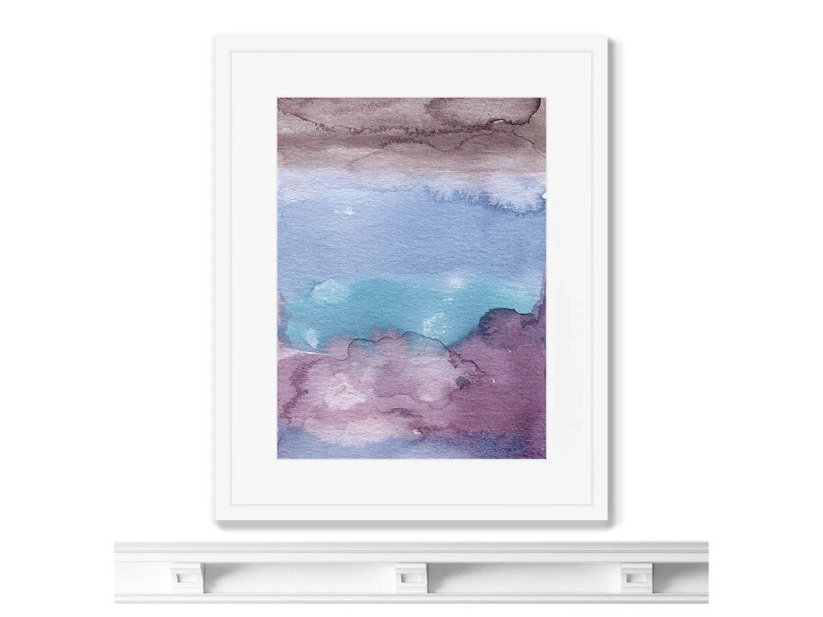 Репродукция картины в раме Clouds, view from the plane 635111  - фото 3