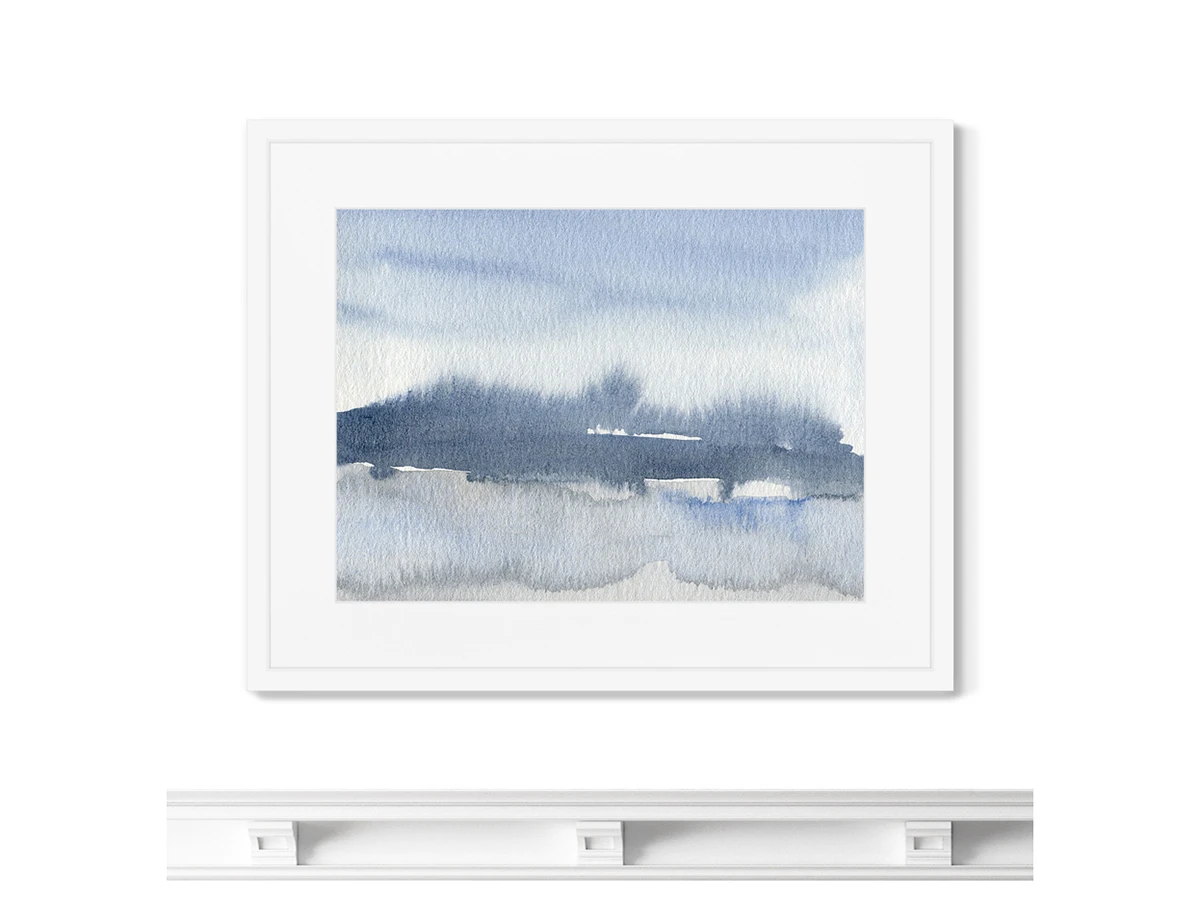 Репродукция картины в раме Forest in February 635120  - фото 4