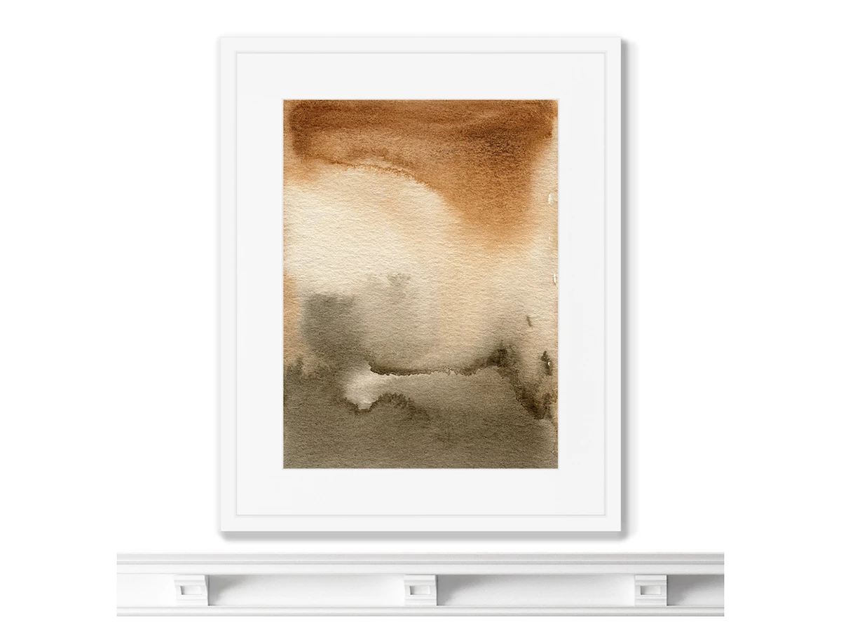 Репродукция картины в раме Forest landscape in October 635121  - фото 4