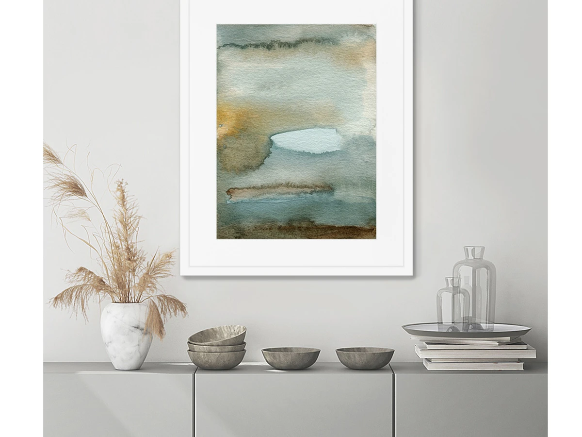 Репродукция картины в раме July evening sky 635126