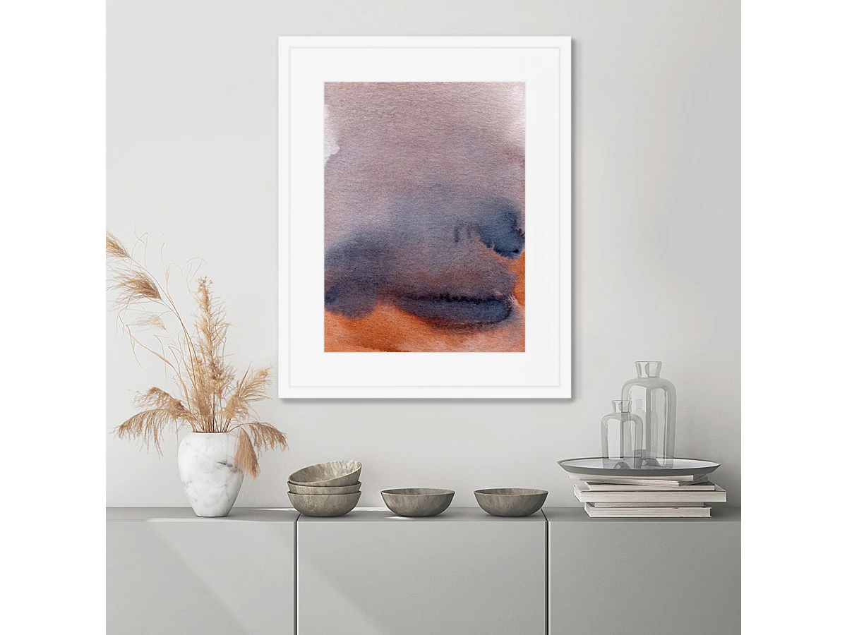 Репродукция картины в раме Lake in the rain 635128  - фото 6