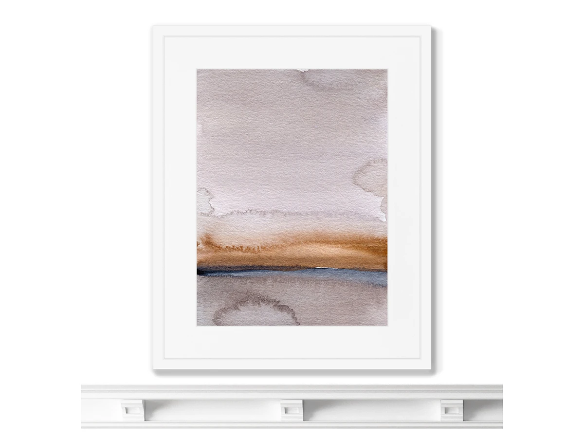 Репродукция картины в раме Late evening river bank 635153  - фото 4