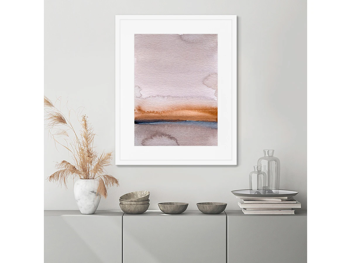 Репродукция картины в раме Late evening river bank 635153  - фото 7