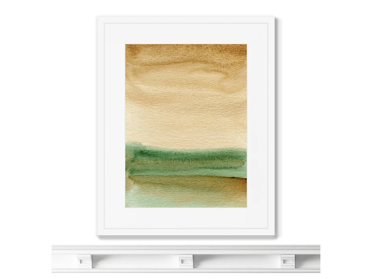 Репродукция картины в раме Pond shore in July 635157  - фото 3