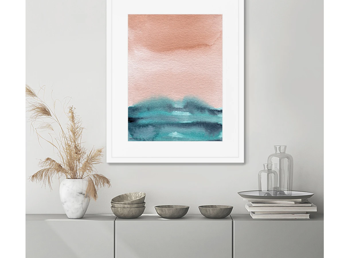 Репродукция картины в раме Sunset in Adriatic 635166