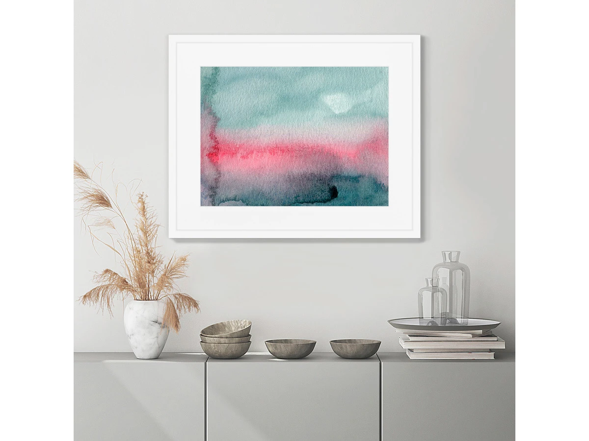 Репродукция картины в раме Sunset on the river 635168  - фото 6