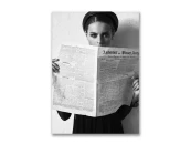Картина на холсте Девушка с газетой