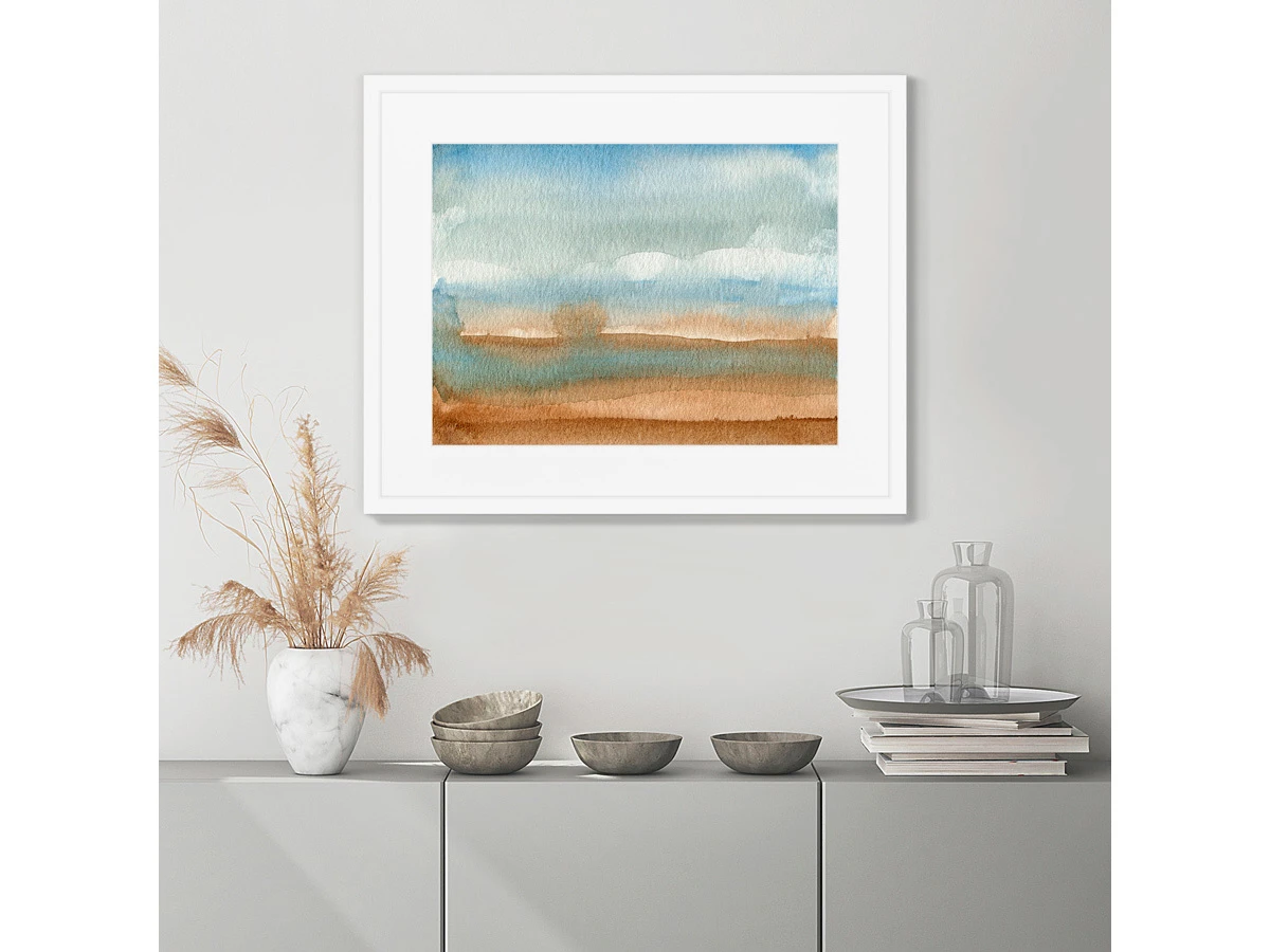 Репродукция картины в раме Valley landscape 635180  - фото 7