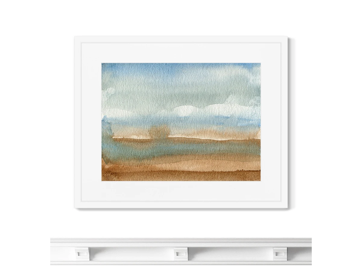 Репродукция картины в раме Valley landscape 635180  - фото 4