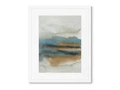 Репродукция картины в раме Lakeside in the morning fog