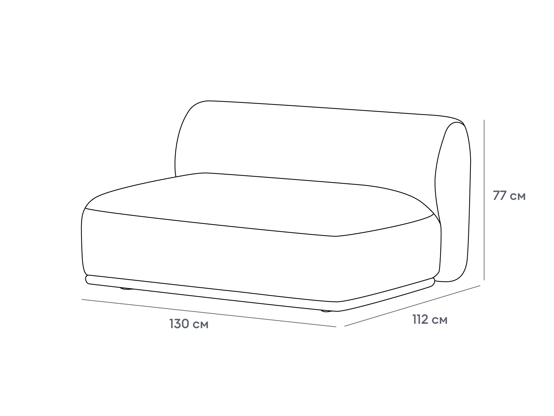 Модуль средний прямой Fabro 1300 885398  - фото 3