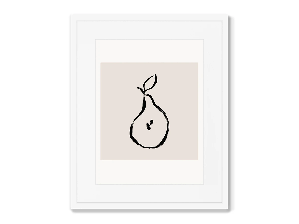 Набор из 2-х репродукций картин в раме Яблоко и груша, 2021г. 635233  - фото 2