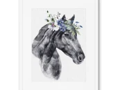 Репродукция картины в раме Graceful horse 635311