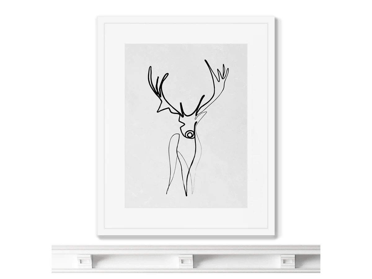 Репродукция картины в раме Deer 635316  - фото 4