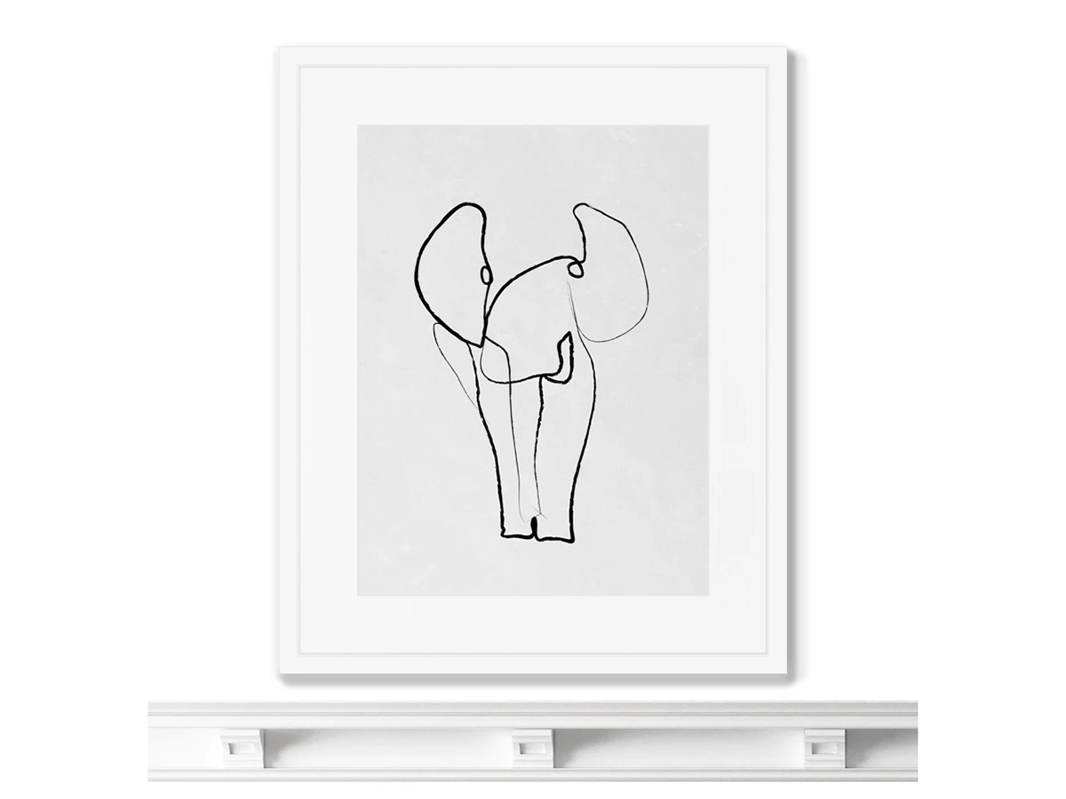 Репродукция картины в раме Elephant 635317  - фото 4