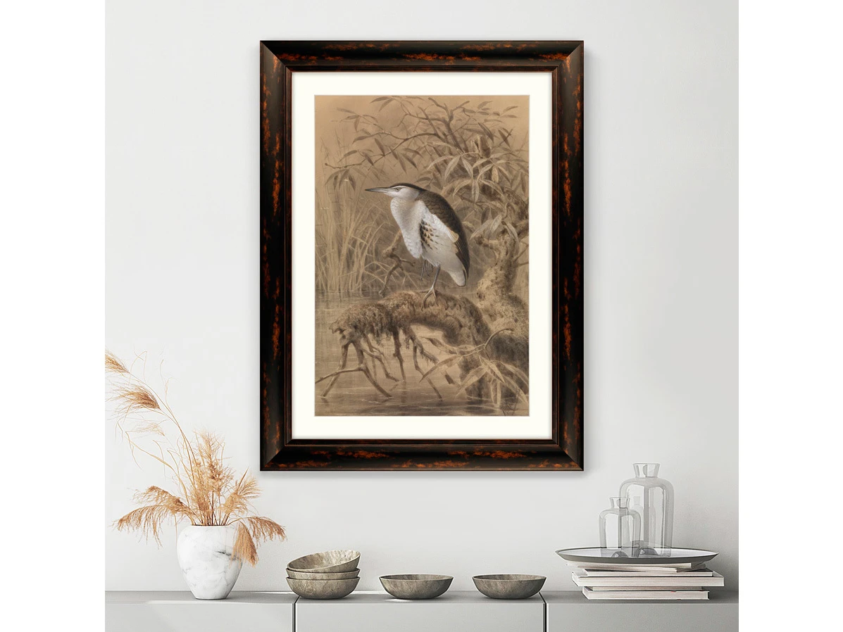 Репродукция картины в раме Птица у озера, 1890г. 635333  - фото 6