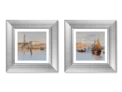 Набор из 2-х репродукций картин в раме Sunrise, 1890г.