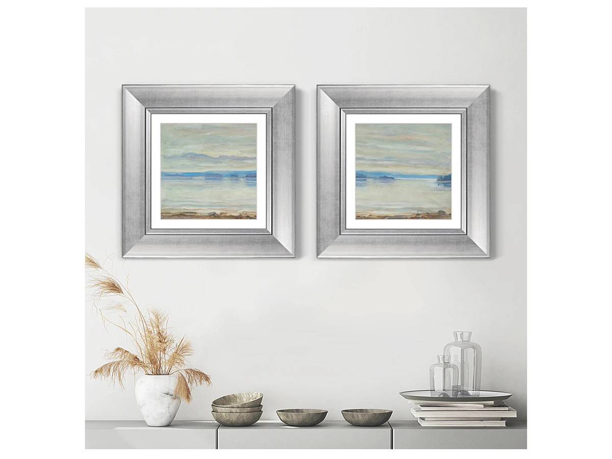 Набор из 2-х репродукций картин в раме MORNING IN RUOVESI, 1916г. 635336  - фото 4