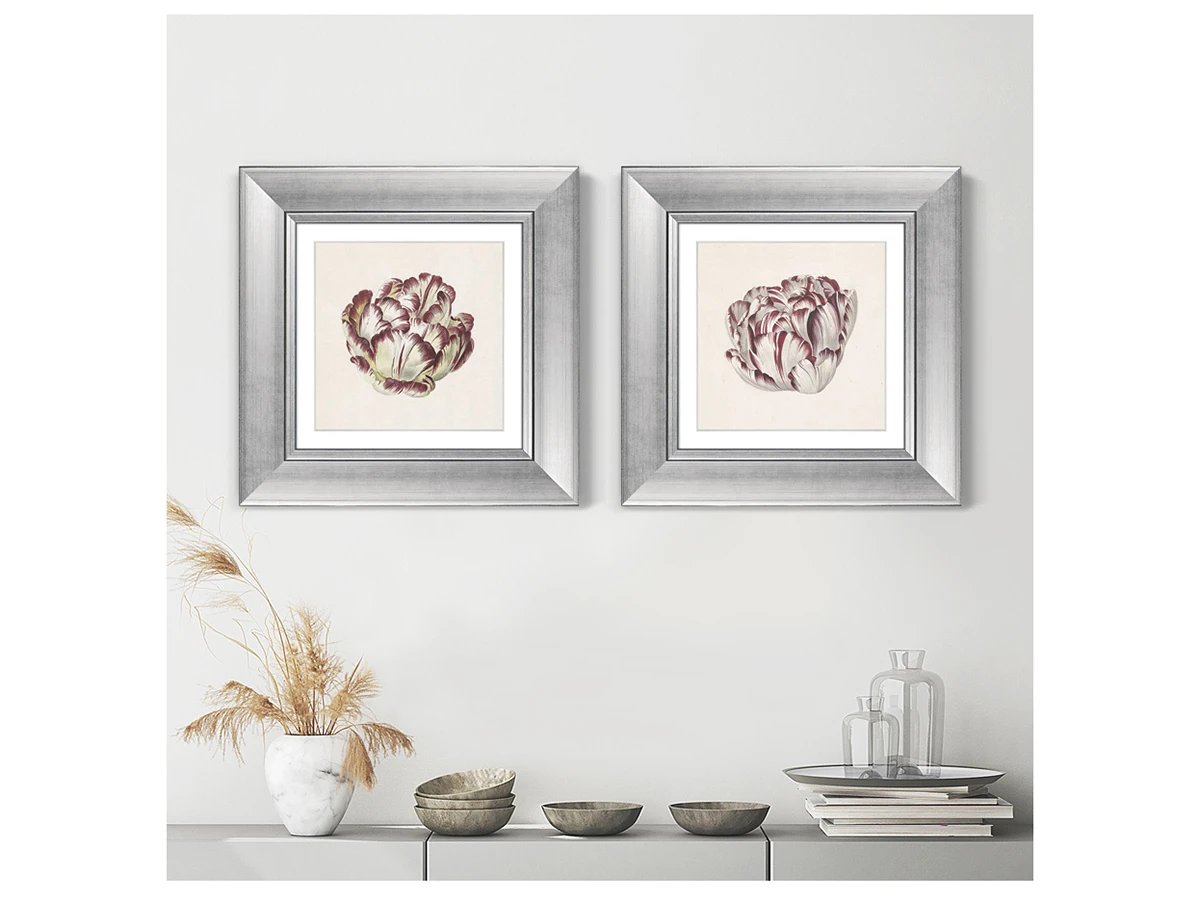 Набор из 2-х репродукций картин в раме Tulp №2, 1815г. 635362  - фото 4