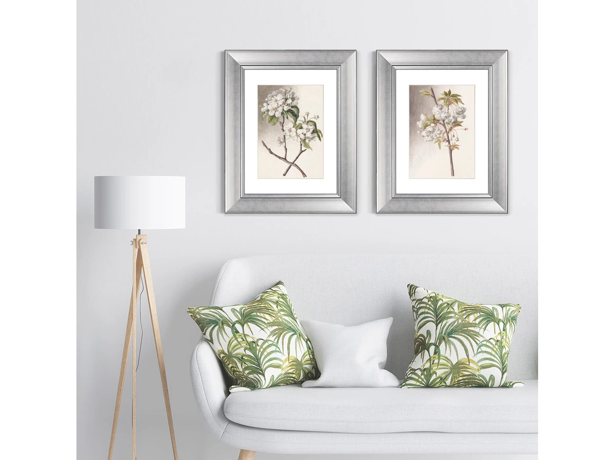 Набор из 2-х репродукций картин в раме Watercolor over pencil etude №2, 1750г. 635368  - фото 9