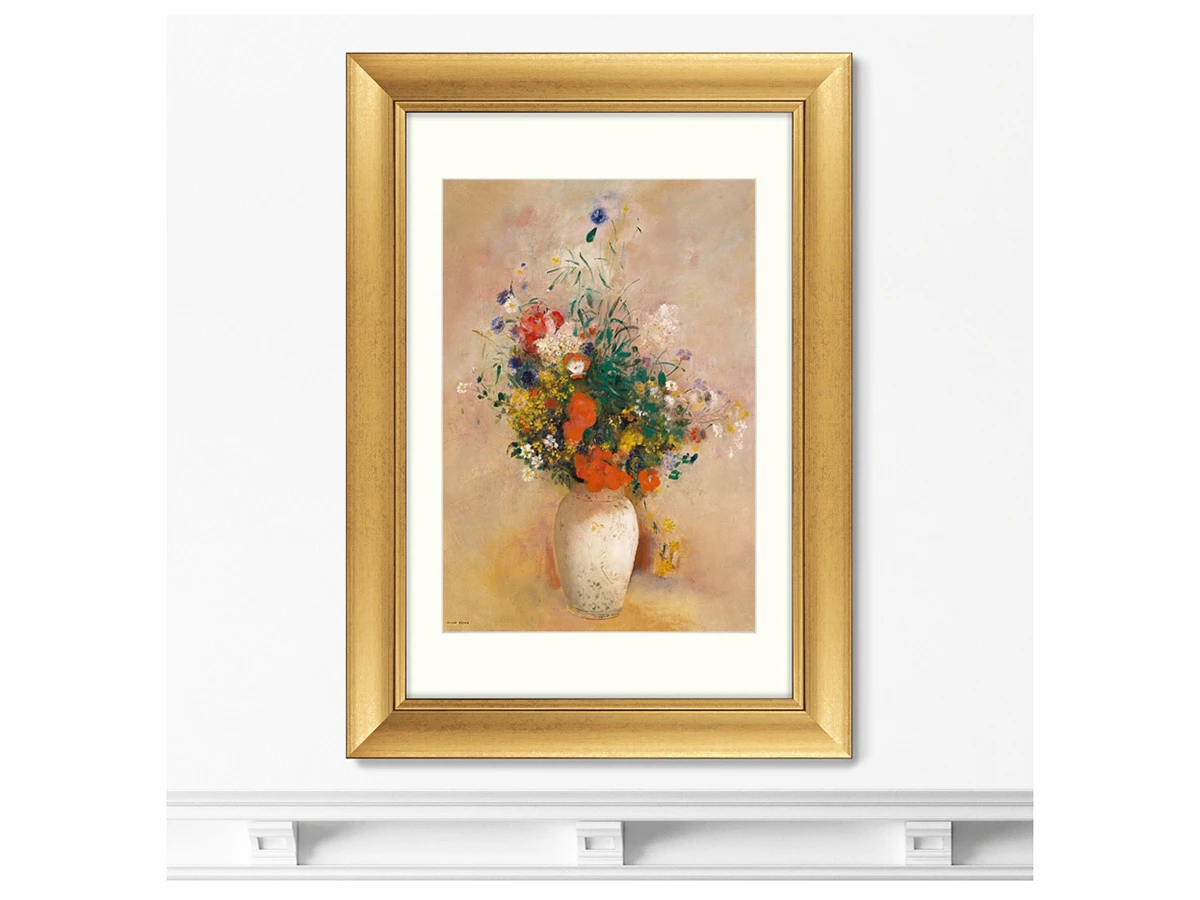 Репродукция картины в раме Vase of Flowers, 1906г. 635387  - фото 4