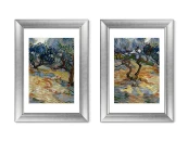 Набор из 2-х репродукций картин в раме Olive Trees, 1889г. 635392