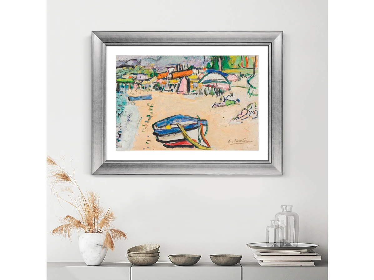 Репродукция картины в раме On the beach, South of France, 1915г. 635396  - фото 7