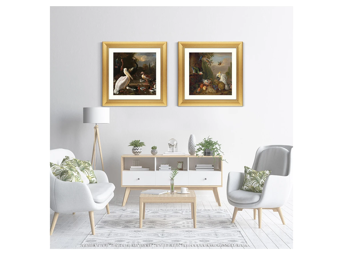 Репродукция картины в раме Плавающее перо, 1680г. 635398  - фото 6