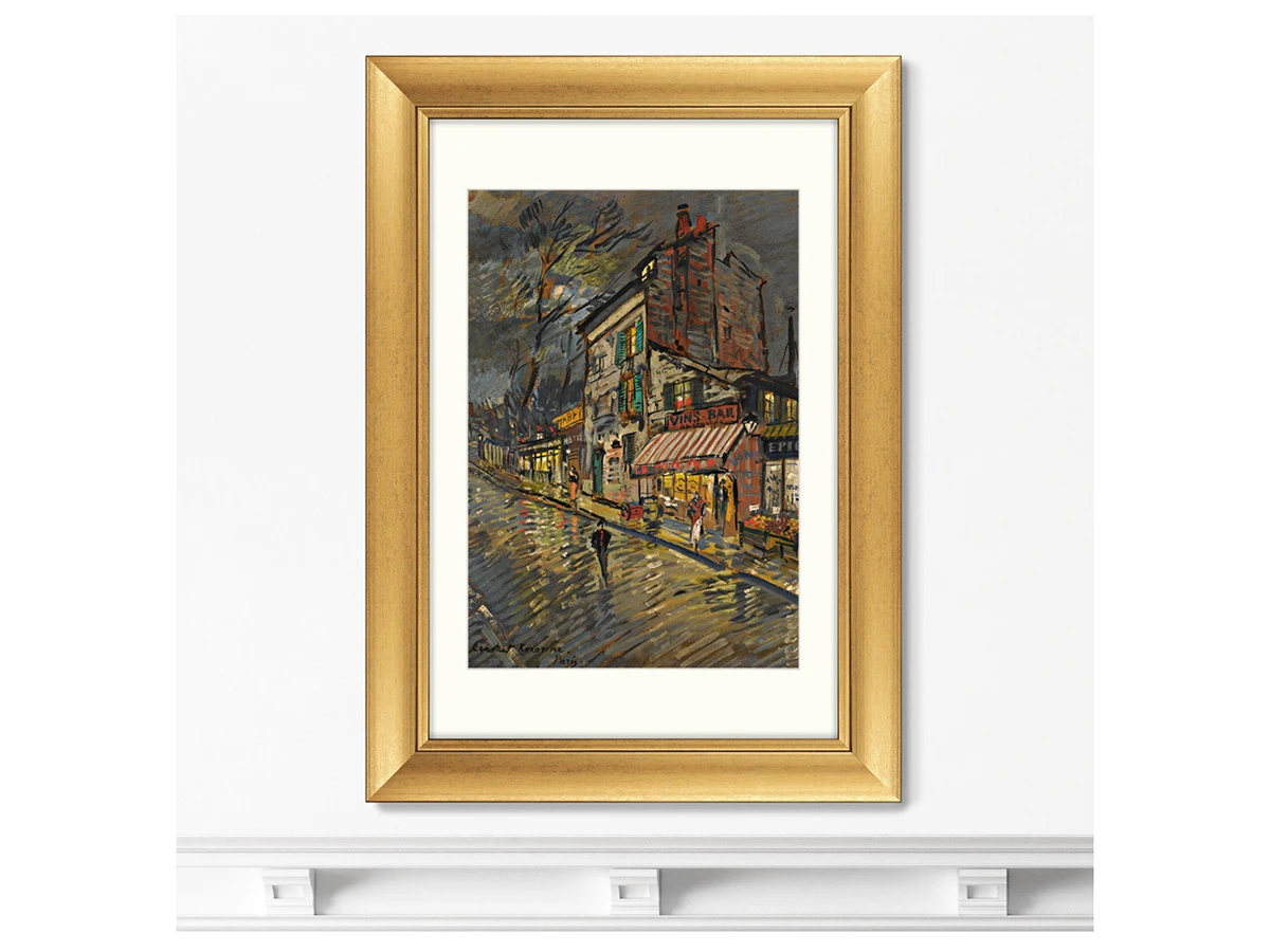 Репродукция картины в раме PARIS BY NIGHT, 1923г. 635413  - фото 3