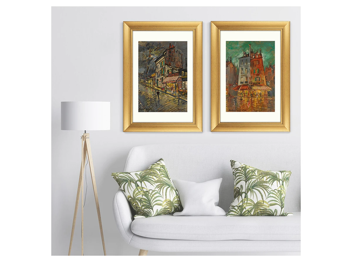 Репродукция картины в раме PARIS BY NIGHT, 1923г. 635413  - фото 6