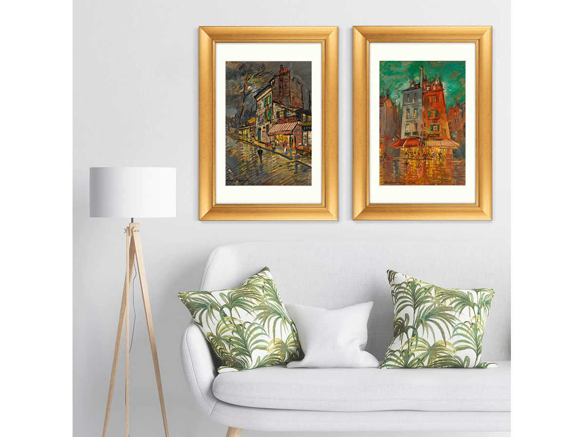 Репродукция картины в раме PARIS BY NIGHT, 1923г. 635413  - фото 7