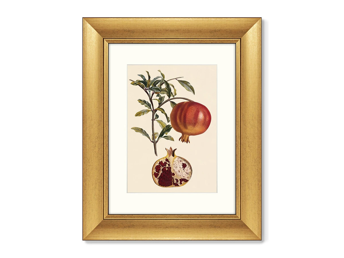 Набор из 2-х репродукций картин в раме Juicy fruit lithography №10, 1870г. 635432  - фото 2