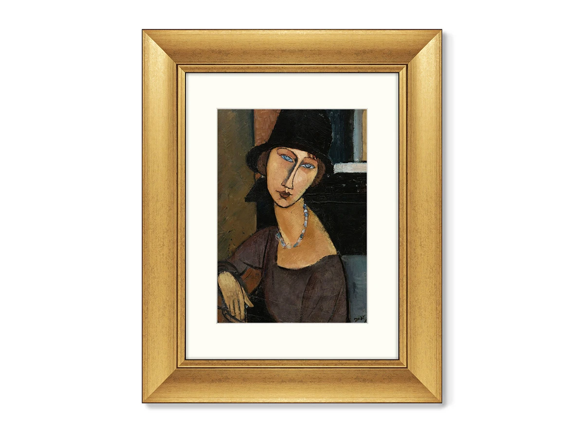 Репродукция картины в раме JEANNE HEBUTERNE (AU CHAPEAU), 1917г. 635438