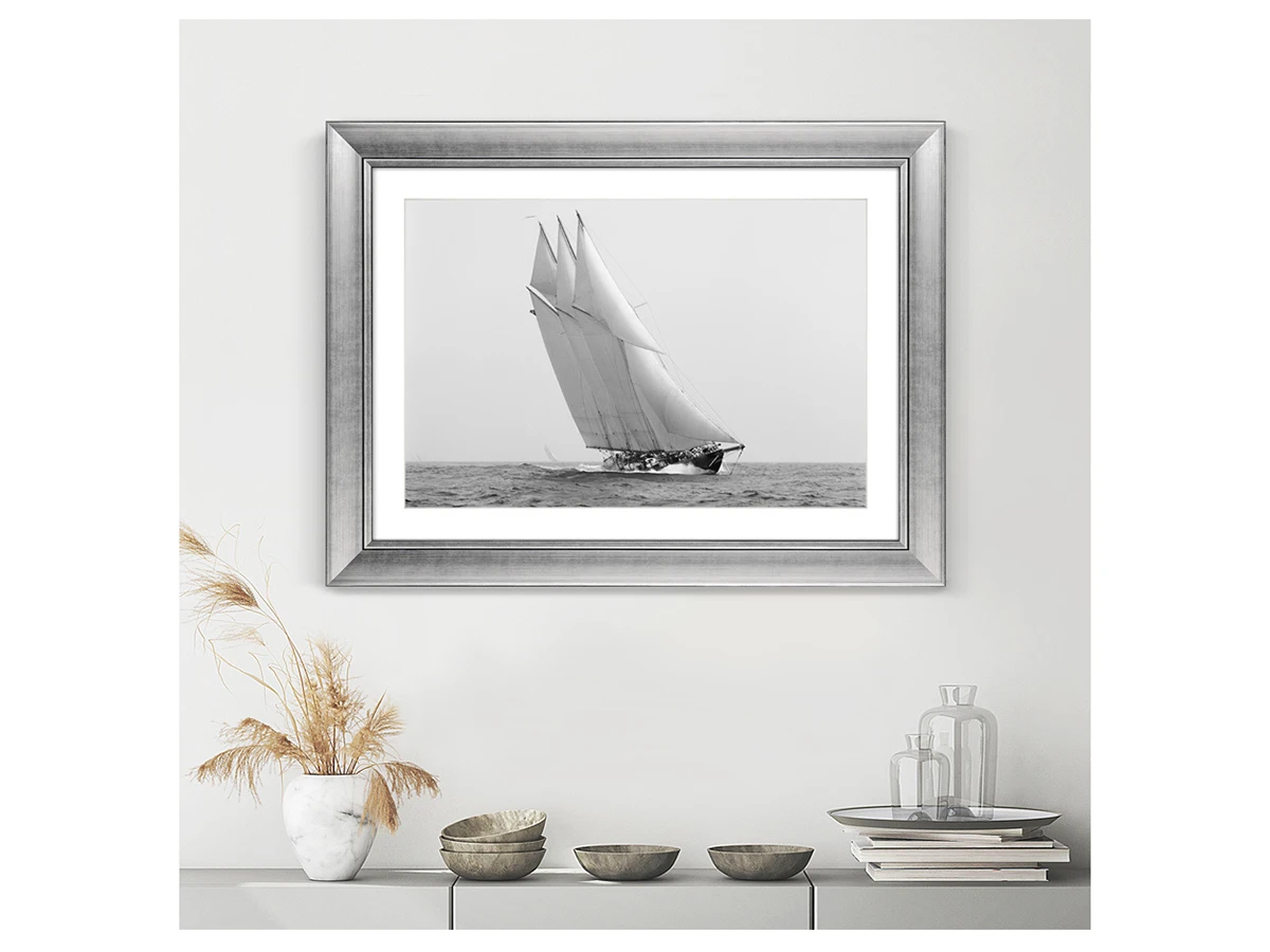 Репродукция картины в раме Wilson Marshall's schooner Atlantic, 1904г. 635445