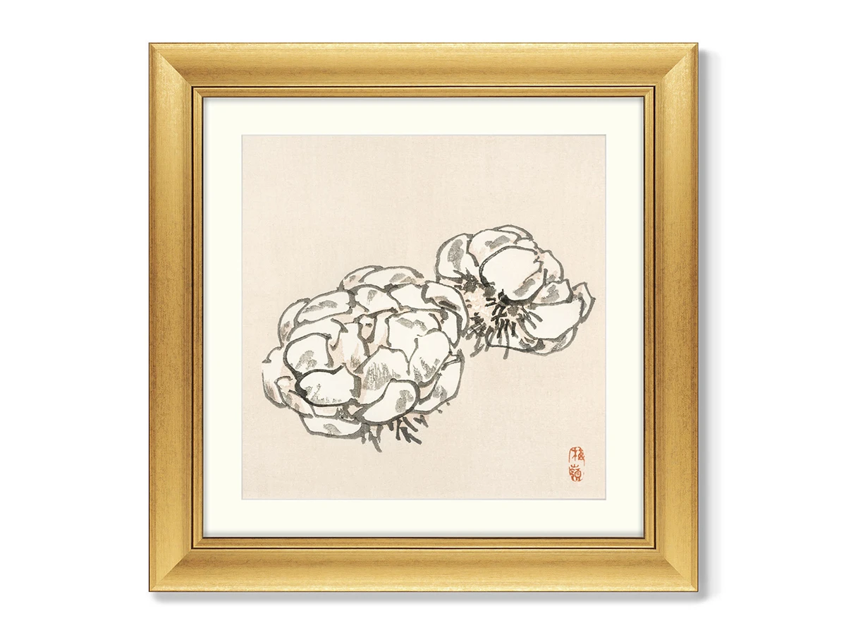 Набор из 2-х репродукций картин в раме Blossoms, 1885г. 635454  - фото 2