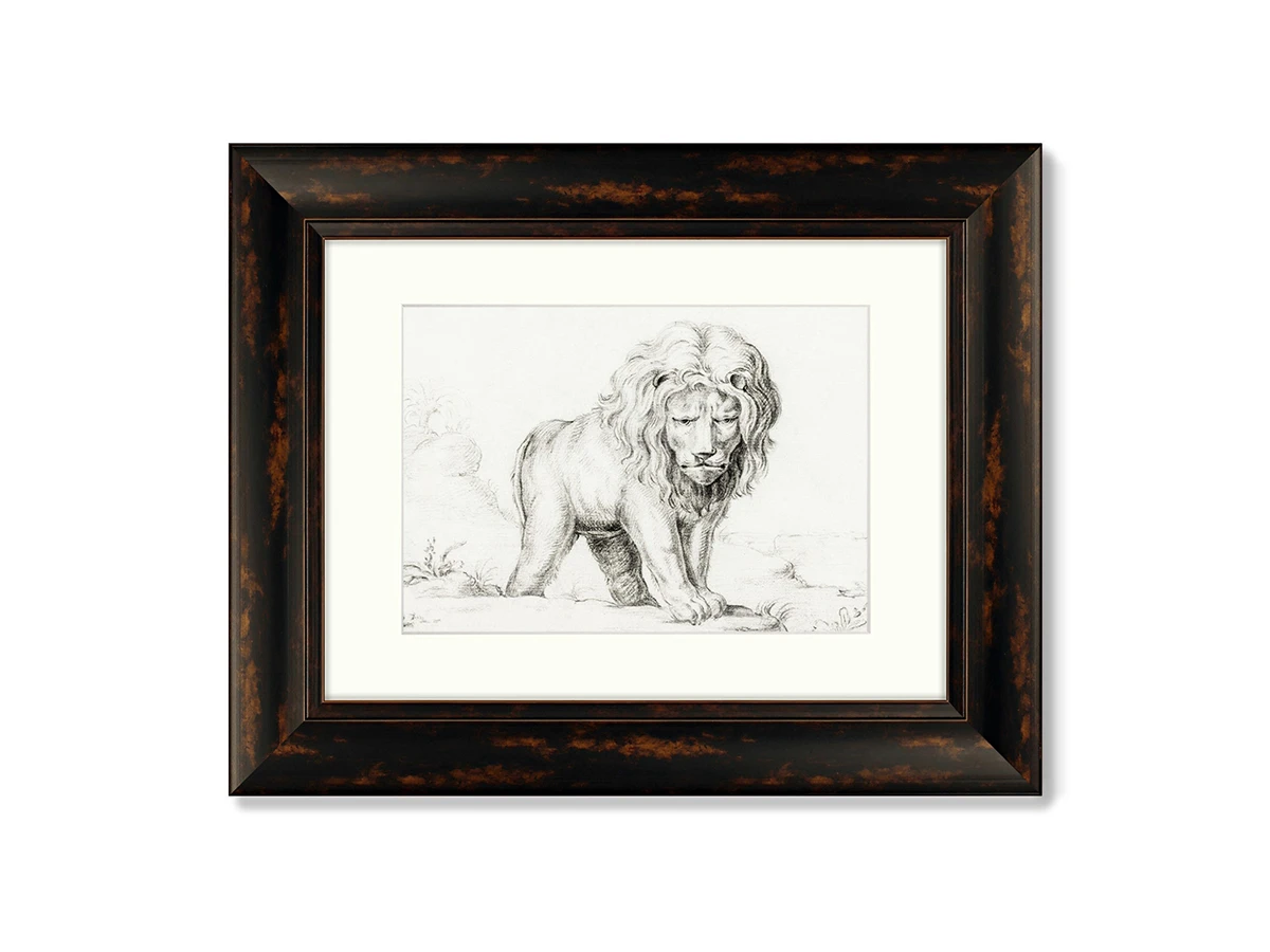Набор из 2-х репродукций картин в раме Lions, 1831г. 635478  - фото 1