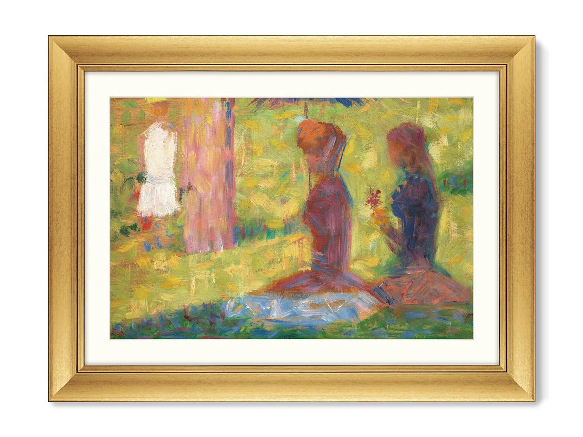 Репродукция картины в раме La Grande Jatte, 1884г 635481