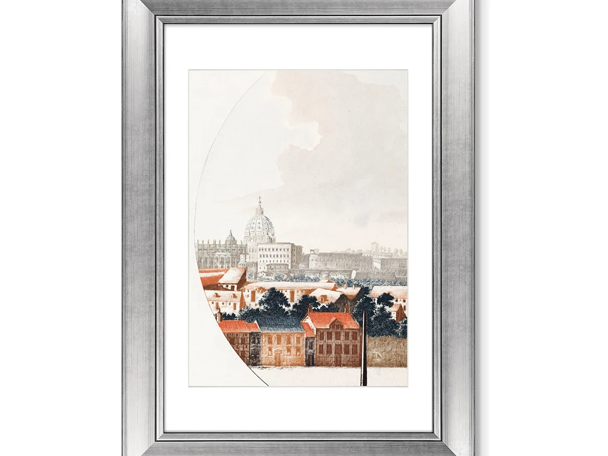 Набор из 2-х репродукций картин в раме View of Rome, 1688г. 635495