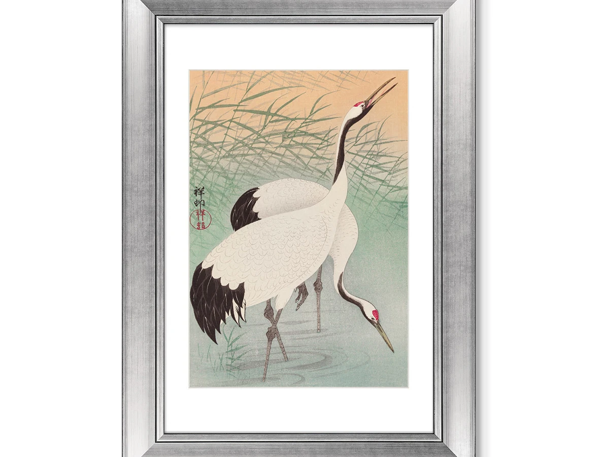 Набор из 2-х репродукций картин в раме Two cranes, 1925. 635527