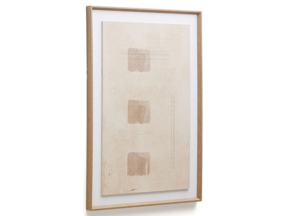 Sormina Картина с 3 коричневыми квадратами 60 х 90 см 888678  - фото 1