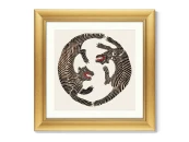 Репродукция картины в раме Japanese vintage woodblock print №3, 1864г.