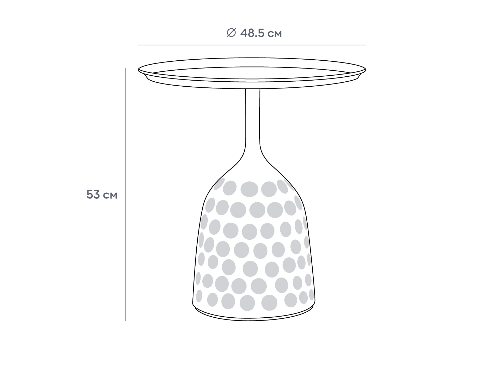 Столик кофейный Estetulu 888857  - фото 3