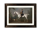 Репродукция картины в раме Sir Roger Burgoyne Riding Badger, 1740г.