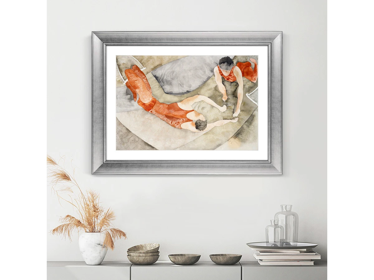 Репродукция картины в раме Two Trapeze Performers in Red, 1917г. 635600  - фото 6