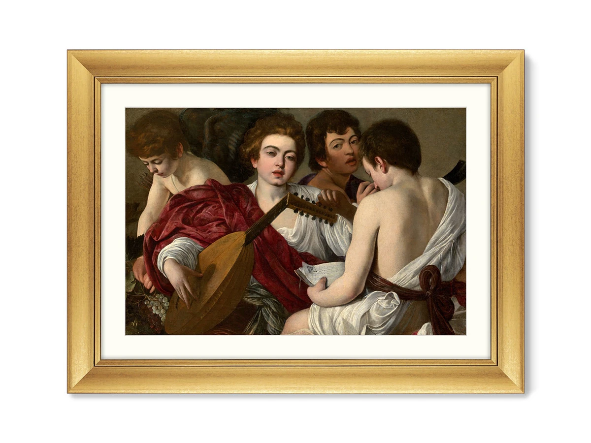 Репродукция картины в раме The Musicians, 1597г. 635618