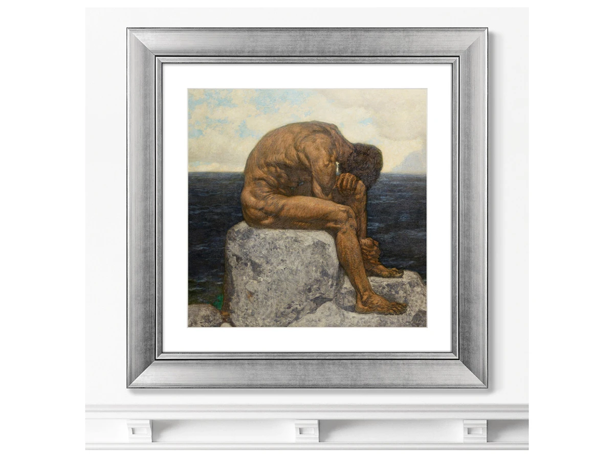 Репродукция картины в раме Одиссей (тоска по дому), 1924г. 635643  - фото 3