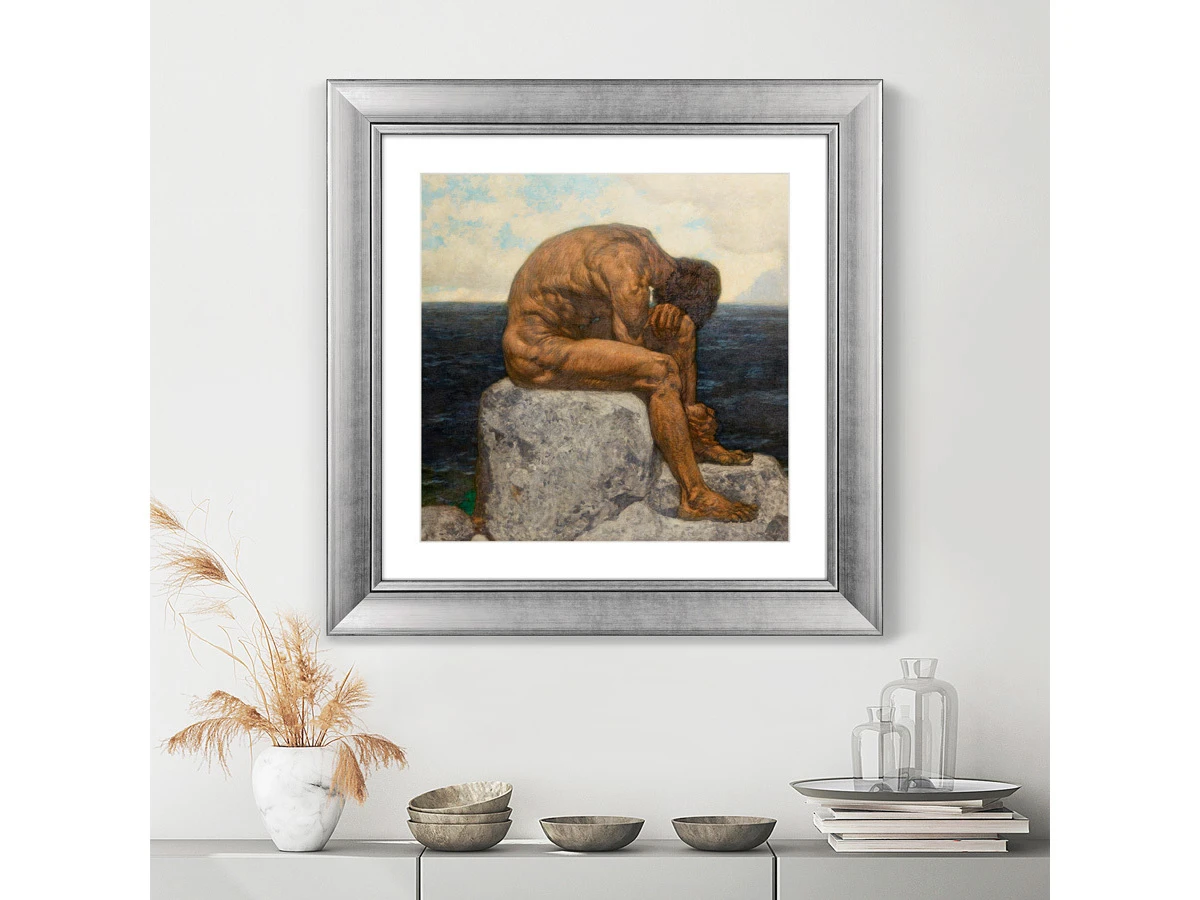 Репродукция картины в раме Одиссей (тоска по дому), 1924г. 635643  - фото 6