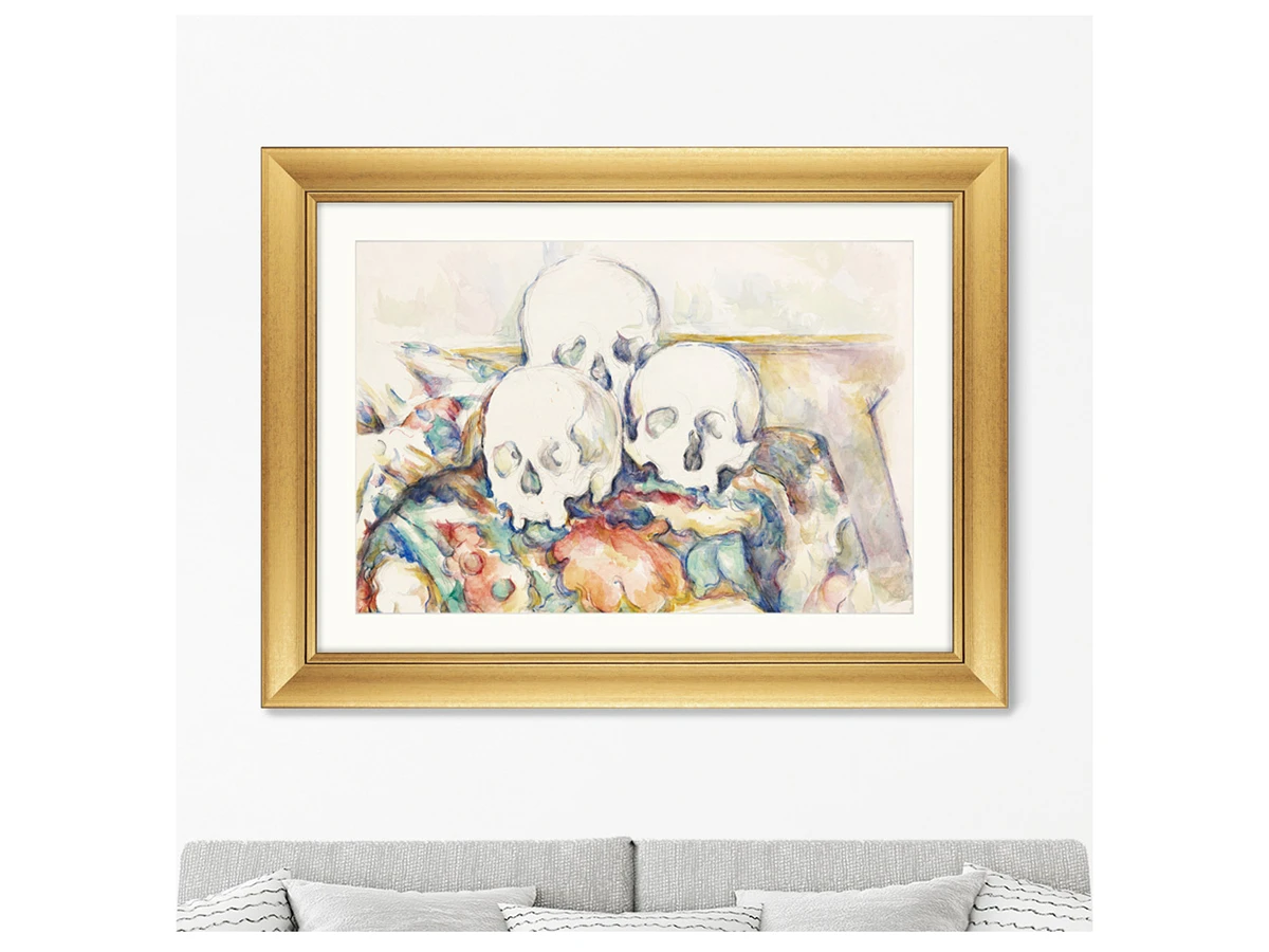 Репродукция картины в раме The Three Skulls, 1902г. 635646  - фото 3