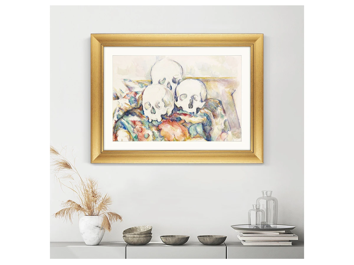 Репродукция картины в раме The Three Skulls, 1902г. 635646